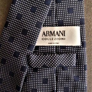 Authentic ARMANI 100%Silk Tie, made in ITALY.